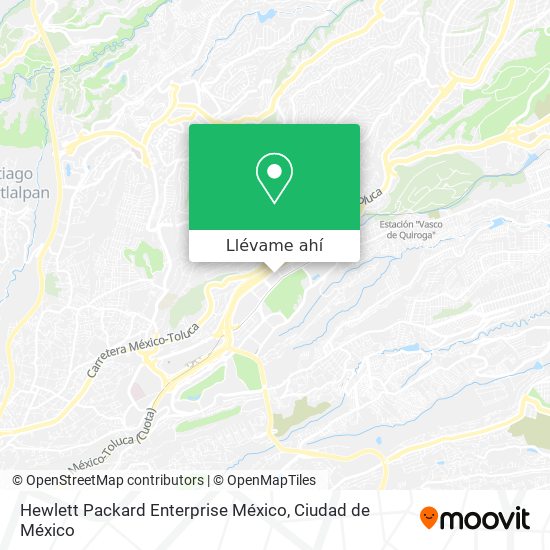 Mapa de Hewlett Packard Enterprise México