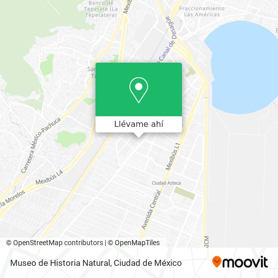 Mapa de Museo de Historia Natural