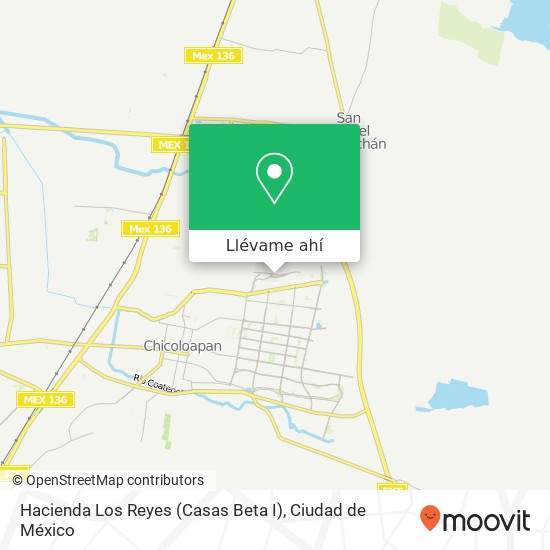 Cómo llegar a Hacienda Los Reyes (Casas Beta I) en Atenco en Autobús o  Metro?