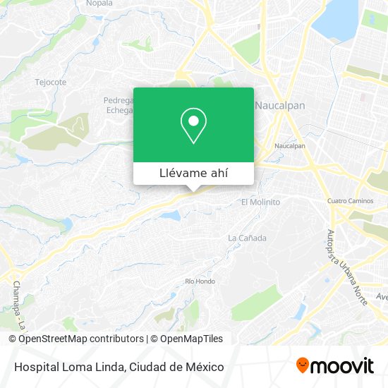 Mapa de Hospital Loma Linda
