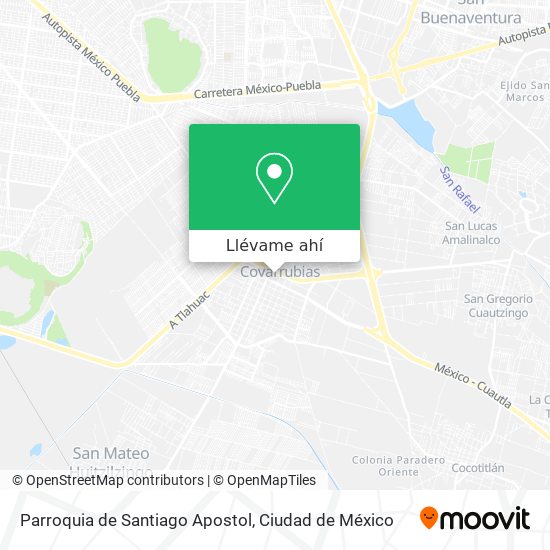 Cómo llegar a Parroquia de Santiago Apostol en Ixtapaluca en Autobús?