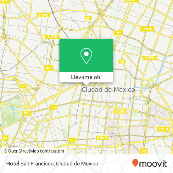 Mapa de Hotel San Francisco