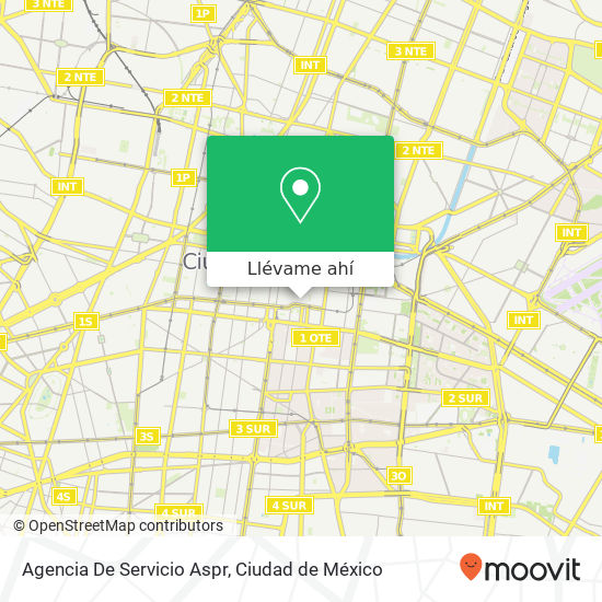 Mapa de Agencia De Servicio Aspr