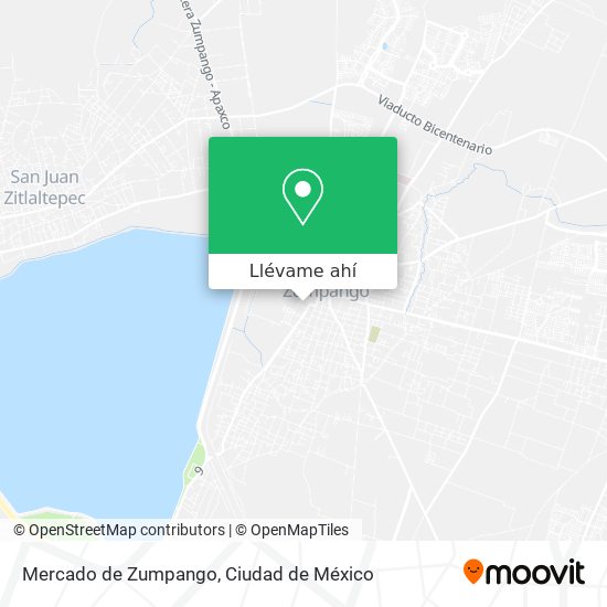 Mapa de Mercado de Zumpango