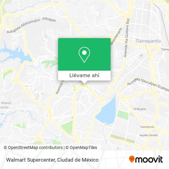 Mapa de Walmart Supercenter