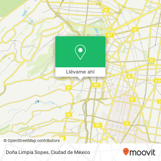 Mapa de Doña Limpia Sopes