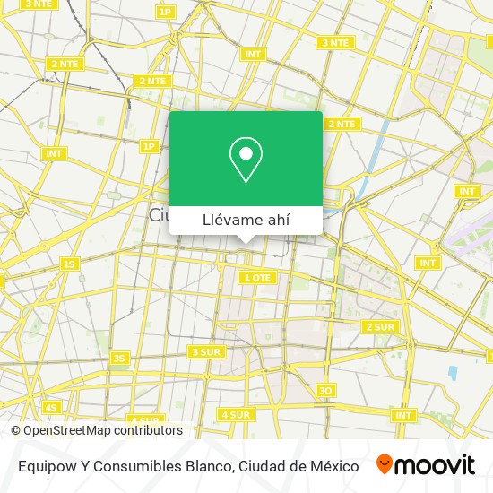 Mapa de Equipow Y Consumibles Blanco