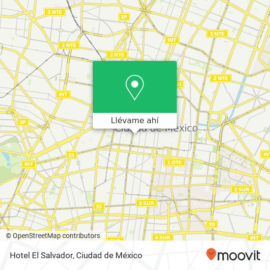 Mapa de Hotel El Salvador
