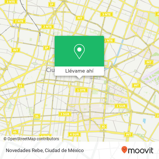 Mapa de Novedades Rebe