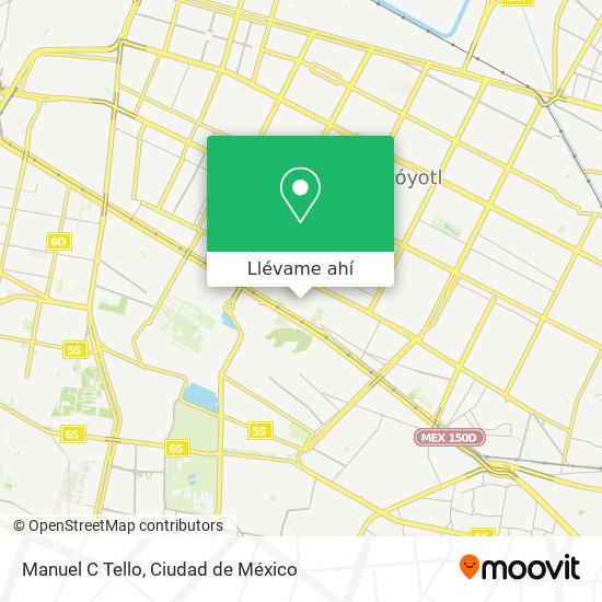 Mapa de Manuel C Tello