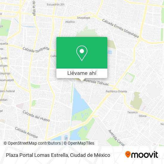 Mapa de Plaza Portal Lomas Estrella