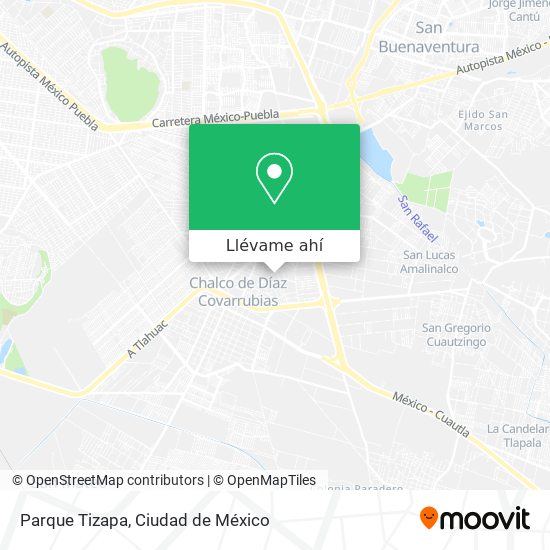 Cómo llegar a Parque Tizapa en Ixtapaluca en Autobús o Metro?