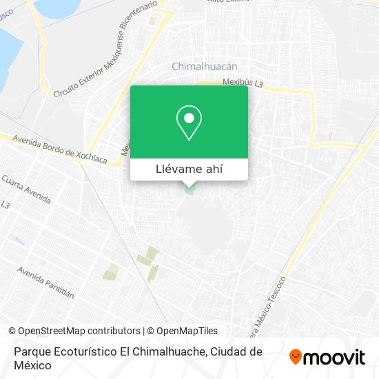 Cómo llegar a Parque Ecoturístico El Chimalhuache en Nezahualcóyotl en  Autobús o Metro?