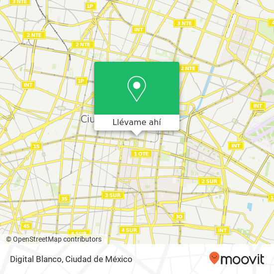 Mapa de Digital Blanco
