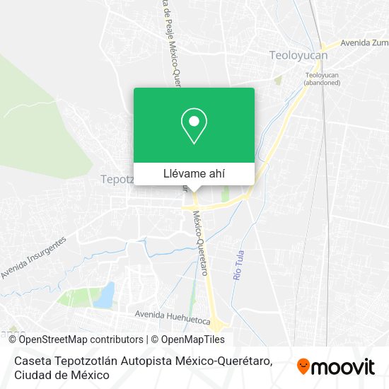 CÃ³mo llegar a Caseta TepotzotlÃ¡n Autopista MÃ©xico