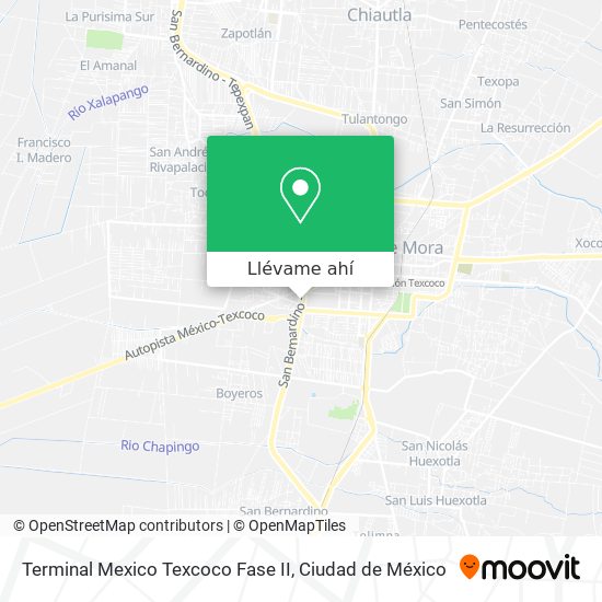 Mapa de Terminal Mexico Texcoco Fase II