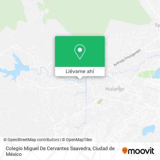 Cómo llegar a Colegio Miguel De Cervantes Saavedra en Tepotzotlán en  Autobús?