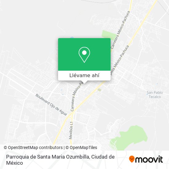 Mapa de Parroquia de Santa Maria Ozumbilla