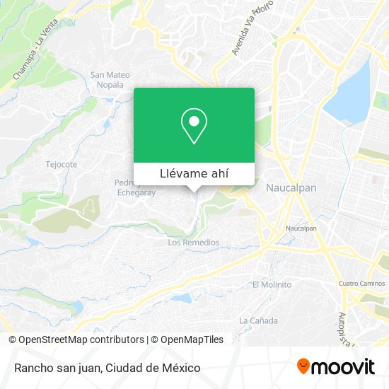 Cómo llegar a Rancho san juan en Atizapán De Zaragoza en Autobús?