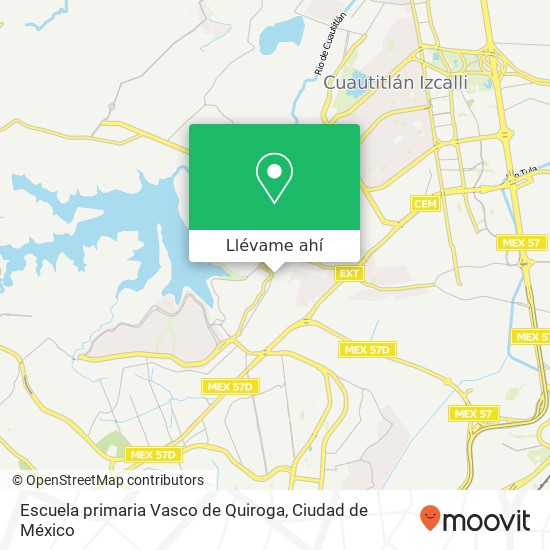 Mapa de Escuela primaria Vasco de Quiroga