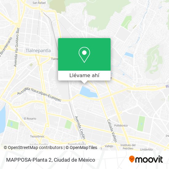 Mapa de MAPPOSA-Planta 2