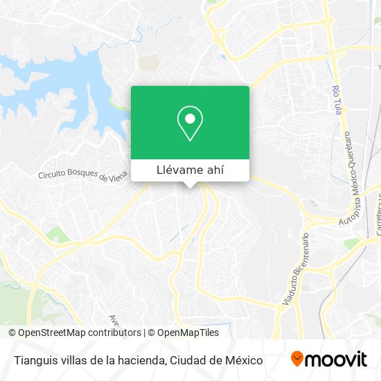 Mapa de Tianguis villas de la hacienda