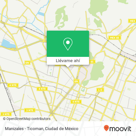 Mapa de Manizales - Ticoman