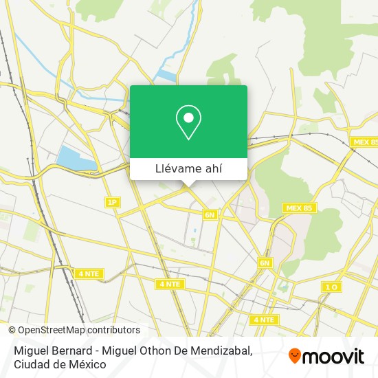 Mapa de Miguel Bernard - Miguel Othon De Mendizabal
