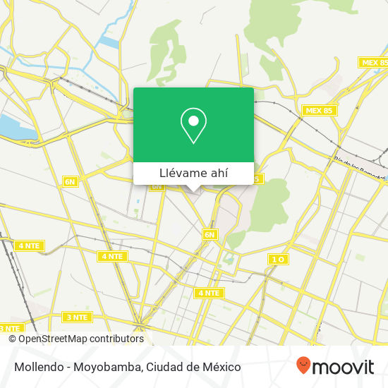 Mapa de Mollendo - Moyobamba