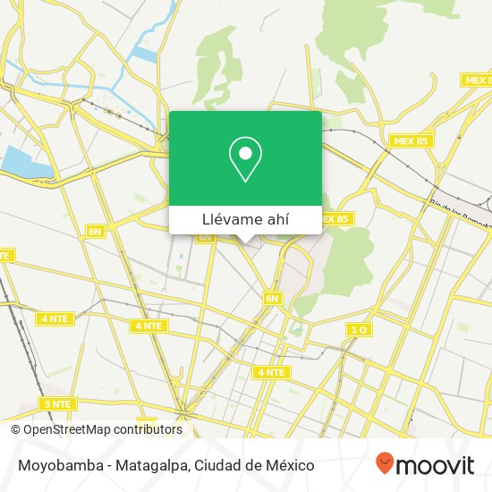 Mapa de Moyobamba - Matagalpa