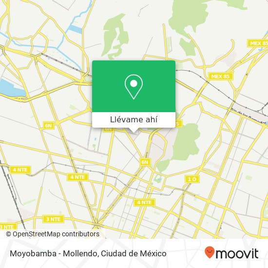 Mapa de Moyobamba - Mollendo