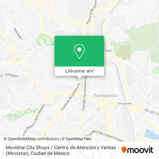 Mapa de Movistar City Shops / Centro de Atención y Ventas