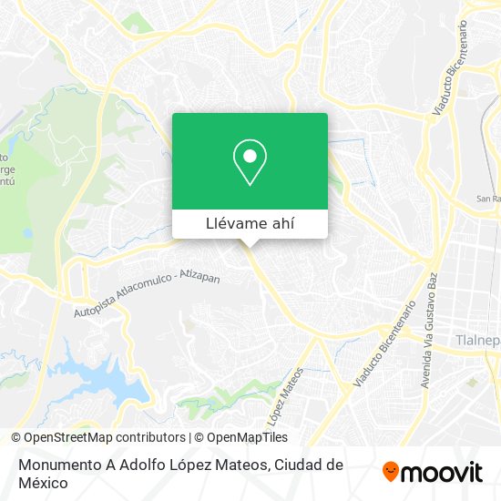 Mapa de Monumento A Adolfo López Mateos
