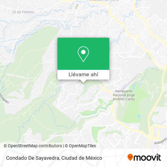 Mapa de Condado De Sayavedra