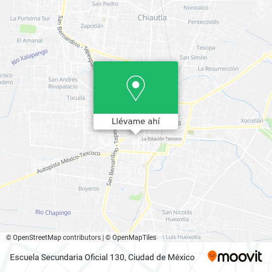 Mapa de Escuela Secundaria Oficial 130