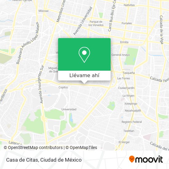 Cómo llegar a Casa de Citas en Alvaro Obregón en Autobús, Metro o Tren?
