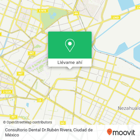 Mapa de Consultorio Dental Dr.Rubén Rivera