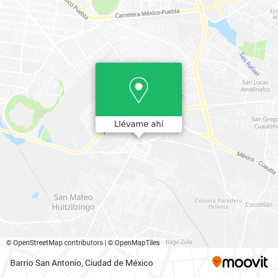 Mapa de Barrio San Antonio