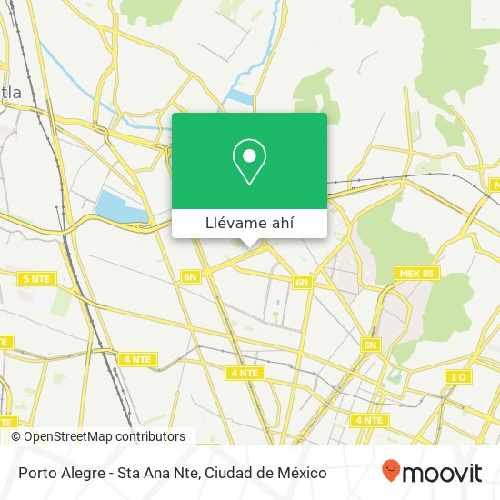 Mapa de Porto Alegre - Sta Ana Nte