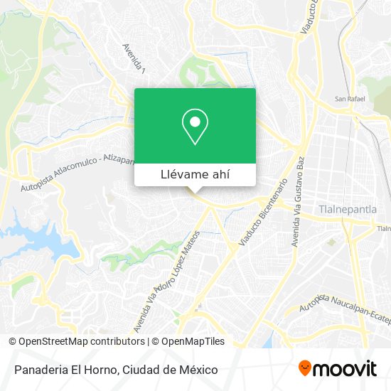 Cómo llegar a Panaderia El Horno en Atizapán De Zaragoza en Autobús?