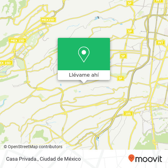 Mapa de Casa Privada.