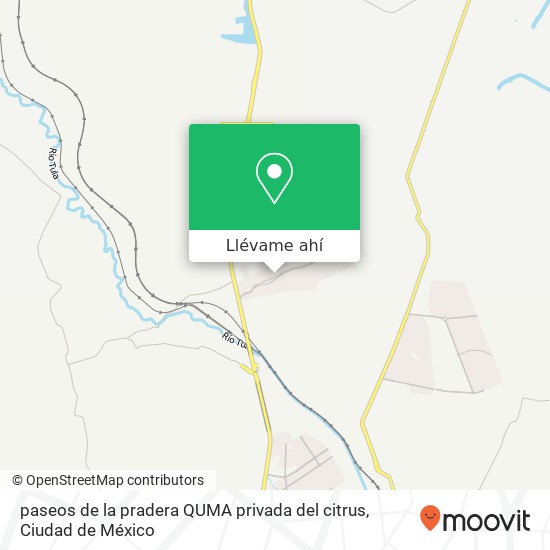 Cómo llegar a paseos de la pradera QUMA privada del citrus en Tepeji Del  Río De Ocampo en Autobús o Tren?