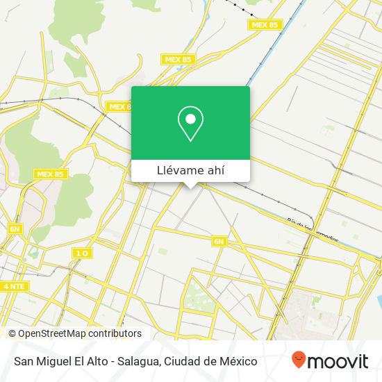 Mapa de San Miguel El Alto - Salagua