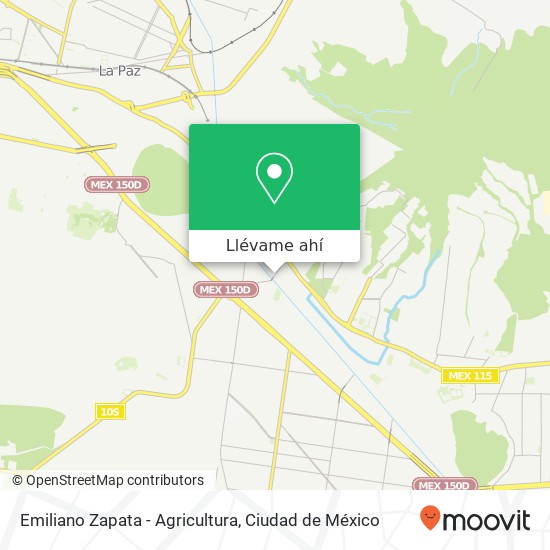 Mapa de Emiliano Zapata - Agricultura