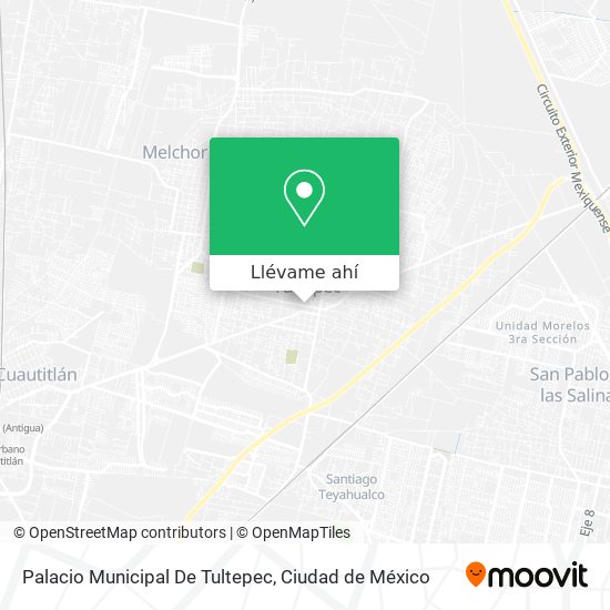 Mapa de Palacio Municipal De Tultepec