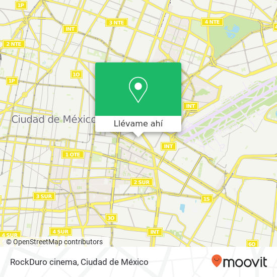 Mapa de RockDuro cinema
