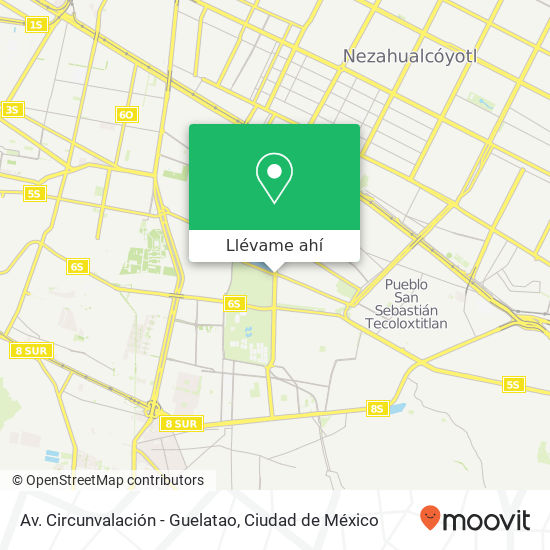 Mapa de Av. Circunvalación - Guelatao