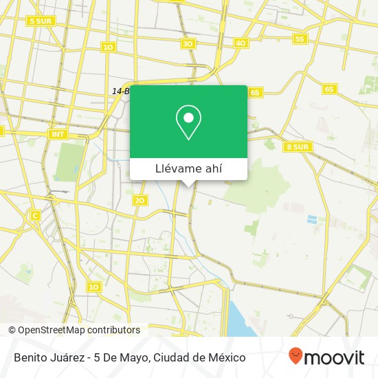 Mapa de Benito Juárez - 5 De Mayo
