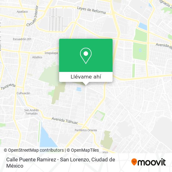 Mapa de Calle Puente Ramirez - San Lorenzo