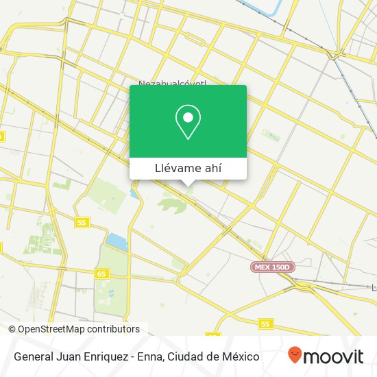 Mapa de General Juan Enriquez - Enna